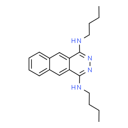 ChemSpider 2D Image | N,N'-Dibutylbenzo[g]phthalazine-1,4-diamine | C20H26N4
