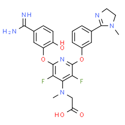 ChemSpider 2D Image | Fidexaban | C25H24F2N6O5