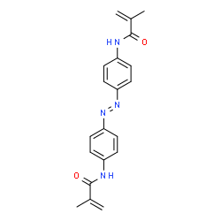 ChemSpider 2D Image | 4,4'-di(methacryloylamino)azobenzene | C20H20N4O2