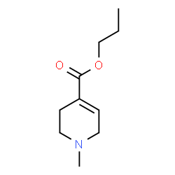 ChemSpider 2D Image | Propyl 1-methyl-1,2,3,6-tetrahydro-4-pyridinecarboxylate | C10H17NO2