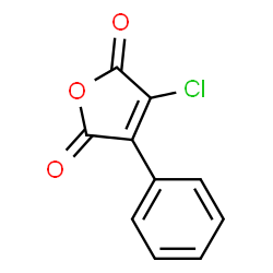 ChemSpider 2D Image | 3-Chloro-4-phenyl-2,5-furandione | C10H5ClO3