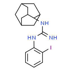 ChemSpider 2D Image | 1-Adamantan-2-yl-3-(2-iodophenyl)guanidine | C17H22IN3