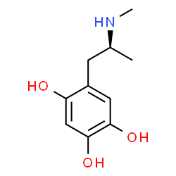 ChemSpider 2D Image | 5-[(2S)-2-(Methylamino)propyl]-1,2,4-benzenetriol | C10H15NO3