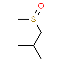 ChemSpider 2D Image | methyl 2-methylpropyl sulfoxide | C5H12OS