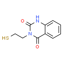 ChemSpider 2D Image | 3-(2-Sulfanylethyl)-2,4(1H,3H)-quinazolinedione | C10H10N2O2S