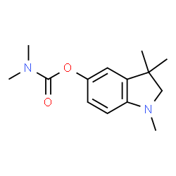 ChemSpider 2D Image | 1,3,3-Trimethyl-2,3-dihydro-1H-indol-5-yl dimethylcarbamate | C14H20N2O2
