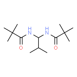 ChemSpider 2D Image | N,N'-(2-Methyl-1,1-propanediyl)bis(2,2-dimethylpropanamide) | C14H28N2O2