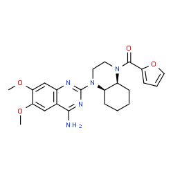ChemSpider 2D Image | Cyclazosin | C23H27N5O4