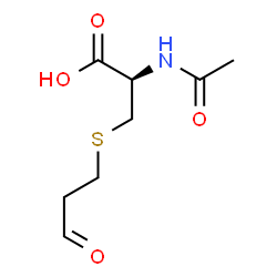 ChemSpider 2D Image | N-Acetyl-S-(3-oxopropyl)-L-cysteine | C8H13NO4S