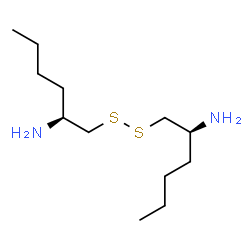 ChemSpider 2D Image | (2S,2'S)-1,1'-Disulfanediyldi(2-hexanamine) | C12H28N2S2