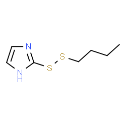 ChemSpider 2D Image | 2-(Butyldisulfanyl)-1H-imidazole | C7H12N2S2