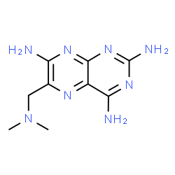 ChemSpider 2D Image | 6-[(Dimethylamino)methyl]-2,4,7-pteridinetriamine | C9H14N8