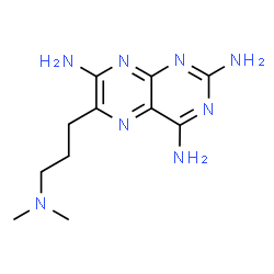 ChemSpider 2D Image | 6-[3-(Dimethylamino)propyl]-2,4,7-pteridinetriamine | C11H18N8