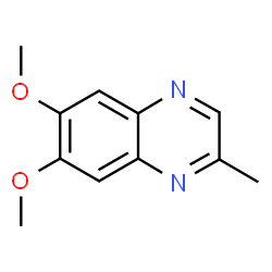 ChemSpider 2D Image | 6,7-Dimethoxy-2-methylquinoxaline | C11H12N2O2