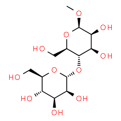 ChemSpider 2D Image | Methyl 4-O-alpha-D-mannopyranosyl-beta-D-mannopyranoside | C13H24O11