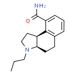 ChemSpider 2D Image | (3aR,9bS)-3-Propyl-2,3,3a,4,5,9b-hexahydro-1H-benzo[e]indole-9-carboxamide | C16H22N2O