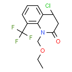 ChemSpider 2D Image | 2-Chloro-N-(ethoxymethyl)-N-[2-methyl-6-(trifluoromethyl)phenyl]acetamide | C13H15ClF3NO2