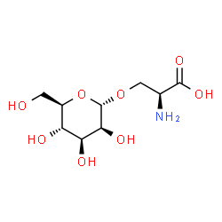 ChemSpider 2D Image | O-(alpha-D-mannosyl)-L-serine | C9H17NO8