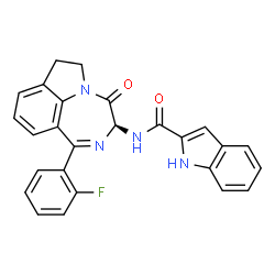 ChemSpider 2D Image | Pranazepide | C26H19FN4O2