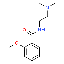 ChemSpider 2D Image | N-[2-(Dimethylamino)ethyl]-2-methoxybenzamide | C12H18N2O2