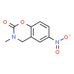 ChemSpider 2D Image | 3-Methyl-6-nitro-3,4-dihydro-2H-1,3-benzoxazin-2-one | C9H8N2O4
