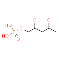 ChemSpider 2D Image | 2,4-Dioxopentyl dihydrogen phosphate | C5H9O6P