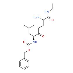 ChemSpider 2D Image | Benzyl [(4S)-8-amino-9-(ethylamino)-2-methyl-5,9-dioxo-4-nonanyl]carbamate | C20H31N3O4