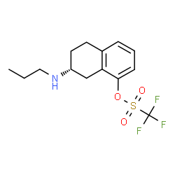 ChemSpider 2D Image | (R)-7-(propylamino)-5,6,7,8-tetrahydro-1-naphthalenyl trifluoromethanesulfonate | C14H18F3NO3S