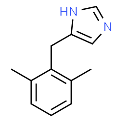 ChemSpider 2D Image | 5-(2,6-Dimethylbenzyl)-1H-imidazole | C12H14N2