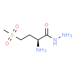 ChemSpider 2D Image | (2S)-2-Amino-4-(methylsulfonyl)butanehydrazide | C5H13N3O3S