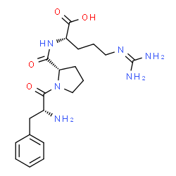 ChemSpider 2D Image | D-Phenylalanyl-L-prolyl-N~5~-(diaminomethylene)-L-ornithine | C20H30N6O4