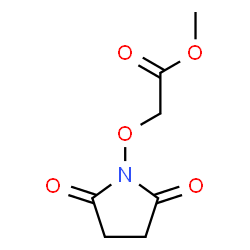 ChemSpider 2D Image | Methyl [(2,5-dioxo-1-pyrrolidinyl)oxy]acetate | C7H9NO5