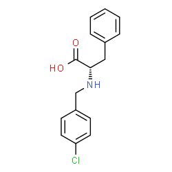 ChemSpider 2D Image | N-(4-Chlorobenzyl)-L-phenylalanine | C16H16ClNO2