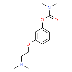 ChemSpider 2D Image | 3-[2-(Dimethylamino)ethoxy]phenyl dimethylcarbamate | C13H20N2O3