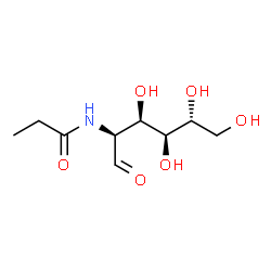 ChemSpider 2D Image | 2-Deoxy-2-(propionylamino)-D-mannose | C9H17NO6