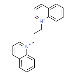 ChemSpider 2D Image | 1,1'-(1,3-Propanediyl)diquinolinium | C21H20N2