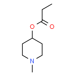 ChemSpider 2D Image | N-methyl-4-piperidyl propionate | C9H17NO2