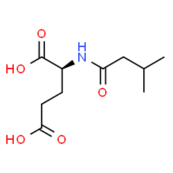 ChemSpider 2D Image | Isovalerylglutamic acid | C10H17NO5