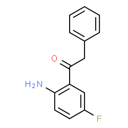 ChemSpider 2D Image | 1-(2-Amino-5-fluorophenyl)-2-phenylethanone | C14H12FNO