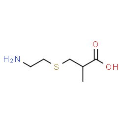 ChemSpider 2D Image | S-(2-carboxypropyl)-Cysteamine | C6H13NO2S