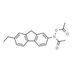ChemSpider 2D Image | N-Acetoxy-N-(7-ethyl-9H-fluoren-2-yl)acetamide | C19H19NO3