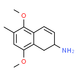 ChemSpider 2D Image | 5,8-Dimethoxy-6-methyl-1,2-dihydro-2-naphthalenamine | C13H17NO2