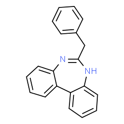 ChemSpider 2D Image | 6-Benzyl-5H-dibenzo[d,f][1,3]diazepine | C20H16N2