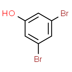 ChemSpider 2D Image | 3,5-dibromphenol | C6H4Br2O