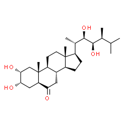 ChemSpider 2D Image | castasterone | C28H48O5