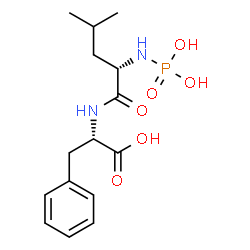 ChemSpider 2D Image | N-Phosphono-L-leucyl-L-phenylalanine | C15H23N2O6P
