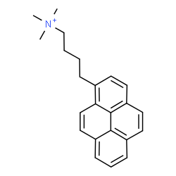 ChemSpider 2D Image | 1-Pyrenebutyltrimethylammonium | C23H26N