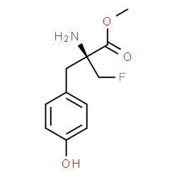 ChemSpider 2D Image | Methyl alpha-(fluoromethyl)-L-tyrosinate | C11H14FNO3