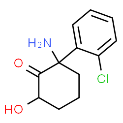 ChemSpider 2D Image | Hydroxynorketamine | C12H14ClNO2