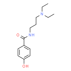 ChemSpider 2D Image | N-[3-(Diethylamino)propyl]-4-hydroxybenzamide | C14H22N2O2